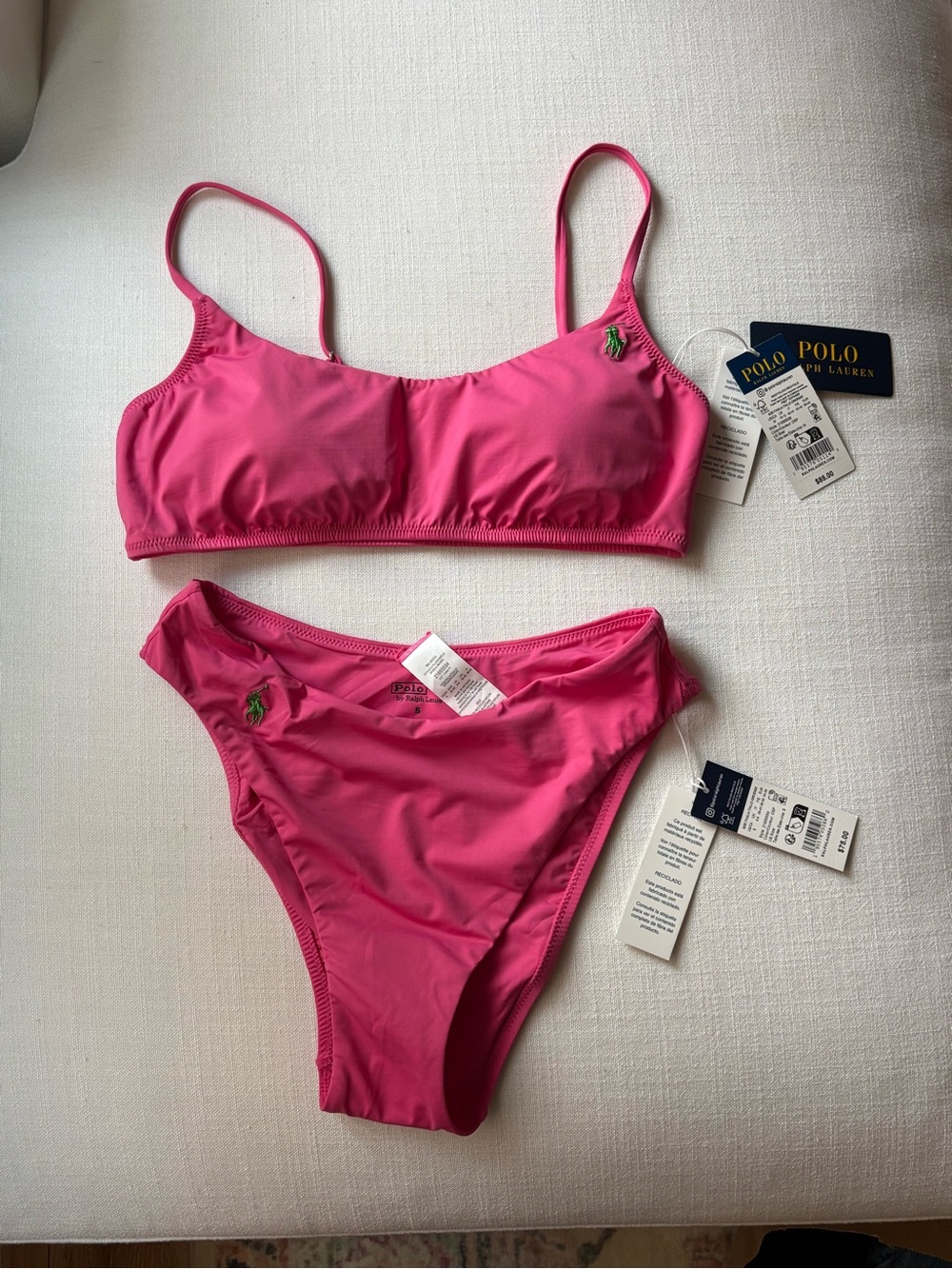 Ralph Lauren Hot Pink Two-Piece Bikini